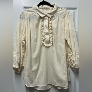 Marie Louise de Monterey Elegant Cream Blouse